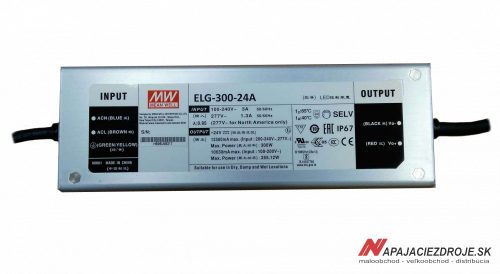 LED Netzteil 300W / 24V ELG-300-24A