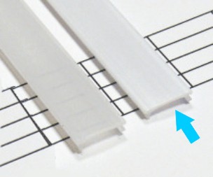 Abdeckung PMMA UV stabil für A, B, C, D, G, Y, Z - opal