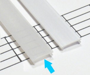 Abdeckung PMMA UV stabil für A, B, C, D, G, Y, Z - frost