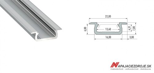 ALU PROFIL TYP Z (Silber eloxiert)